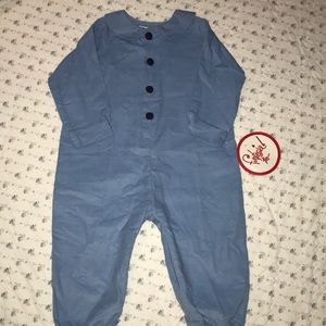 Baby blue Peter Pan collar one piece 18m